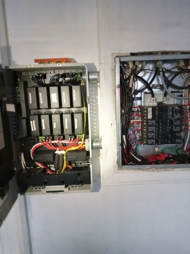 Electrical panel upgrade completed for Security Camera Wiring in Avocado Heights